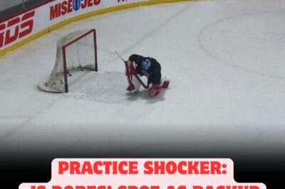 SHOCKWAVES hit Brossard as Jakub Dobes, the highly-touted Canadiens goaltender, was seen struggling in a tense and chaotic practice session—insiders fear this UNEXPECTED meltdown could signal deeper issues for Montreal and put the team’s goaltending future in serious jeopardy right before the new season begins.