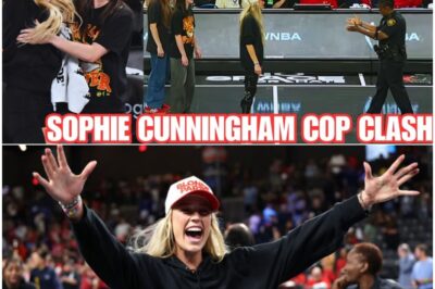 Sophie Cunningham GOES VIRAL After Mall Cop Confrontation During Fever Win—Wild On-Court Clash Caught on Camera Sparks Internet Firestorm and Leaves WNBA Fans in Shock Over Unbelievable Scene!