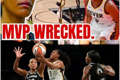 MVP Crushed! A’ja Wilson Left Speechless After Fever’s Brutal Beatdown—Kelsey Mitchell’s 34-Point Explosion Silences Vegas and Sparks WNBA Power Shift Fans Never Saw Coming!