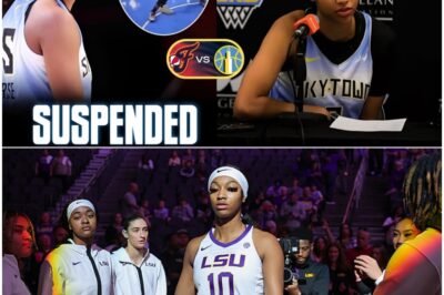 Chaos Before Tip-Off! WNBA SUSPENDS Angel Reese Just Before Fever Game—Fans Left FURIOUS as One of the League’s Biggest Stars Gets Pulled in Controversial Move That Could Change the Season!