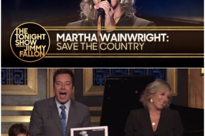 Martha Wainwright Stuns America on Jimmy Fallon with Fiery “Save the Country” Performance—Fans Call It a Wake-Up Call, Critics Say She Just Rewrote the Rules of Late-Night Television Forever!