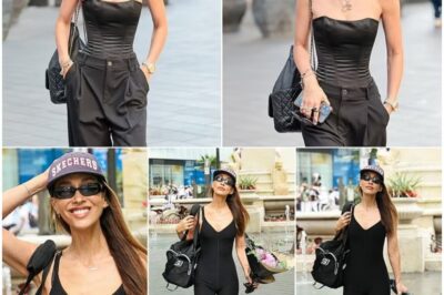 Myleene Klass STUNS London in Skin-Tight Black Unitard! Radio Host Turns Heads Outside Smooth Studios—Fans Say “She’s Ageing in Reverse!” Paparazzi Go Wild Over Her Jaw-Dropping Look!