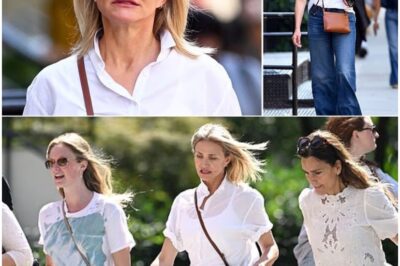 Cameron Diaz, 53, surprises Manhattan onlookers as she emerges nearly unrecognizable in thick glasses and simple casual clothing during rare NYC stroll, triggering a storm of viral photos, stunned reactions and feverish celebrity gossip online.
