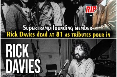 Rick Davies, Supertramp’s Founding Genius, Dead at 81 — World Mourns Sudden Loss of Progressive Rock Icon as Celebrities, Fans, and Musicians Pay Heartbreaking Tribute to a Legend Gone Too Soon!