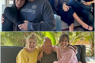 Bruce Willis’ Brave Smile Shocks Fans! Rare Photo With Daughters Emerges as 70-Year-Old Battles Dementia—Touching Family Moment Offers Glimpse of Hollywood Icon’s Strength in Face of Devastating Decline!