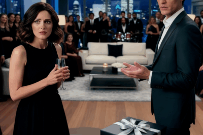 On our 10th anniversary, my husband called me a disgrace in front of everyone — I just smiled, went inside, and came back with a “gift.” When he opened it, his hands started shaking… and the room went dead silent.