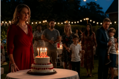 At my birthday party, my husband introduced his other wife and two children to me as our friends watched in shock. i smiled and picked up the cake knife — he didn’t know what i was about to do. then the screen lit up, and his world fell apart.