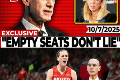 ADAM SILVER ERUPTS: WNBA Commissioner Cathy Engelbert Grilled Over “Ghost Town” Finals Arena, Blames Caitlin Clark’s Absence – League’s Future Hangs in Balance Amid Attendance Crisis!