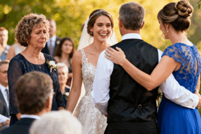 On my daughter’s wedding day, I covered the costs, picked out the best vineyard, and even arranged the catering. But when I looked at the head table, the seat next to her was reserved for my ex-husband and his new girlfriend. Even their cat had a spot. She turned to me and said, “Mom, you were always better at staying out of the spotlight.” I didn’t say a word. Right before I left, I slipped a note on the table… when she read it… the whole room froze.