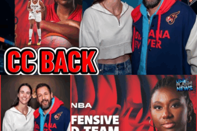 CLARK’S VIRAL MOMENT: Caitlin Clark’s Photo with Adam Sandler and Aliyah Boston Goes Global, While Boston Joins All-WNBA Team – The Crossover Appeal of Clark and Boston’s Success Propel WNBA into the Spotlight Like Never Before!