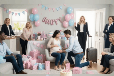 I came back from my business trip earlier than expected. I didn’t tell anyone I was returning. I wanted to surprise my husband. When I arrived on our street, I saw several cars parked in front of our house. The garden was decorated with blue and pink balloons. A banner read: The Masked Bonds “Welcome our little miracle.”