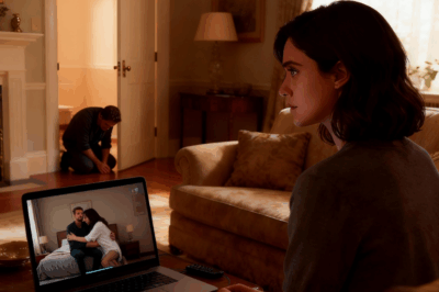 During a video call with my husband while he was on a “business trip,” I saw a woman walk past in the background wearing his shirt. When I asked, he said, “She’s just a business partner.” I stayed silent. But when he returned from his “trip” and opened the door to see who was waiting inside, he dropped to his knees.