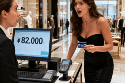 “Sweetheart, use Mom’s card! She’s got about $130,000 saved!” my son said, handing my card to his wife without my permission. She went straight to the mall and filled her cart with electronics, clothes, and imported perfumes. The cashier rang up the purchases — $82,000 — inserted the card, looked at the screen, and said: “Sorry, but this card is…