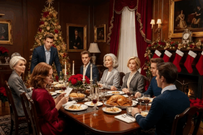 On Christmas night, my husband humiliated me in front of his family by serving divorce papers at the dinner table… but when I handed him my gift, the smile vanished from his face forever. What happened next left everyone in the room speechless.