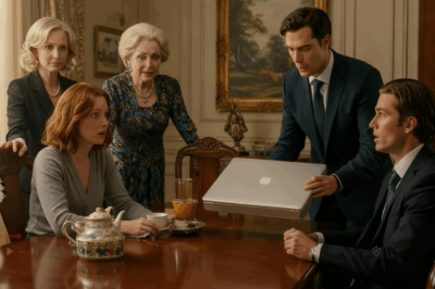 My husband gifted me a laptop for my 35th birthday in front of his family. His mother smirked. His sister laughed. His brother gave a “we planned this” look. I thought it was love… until I opened it that night — and what I saw made my blood run cold.