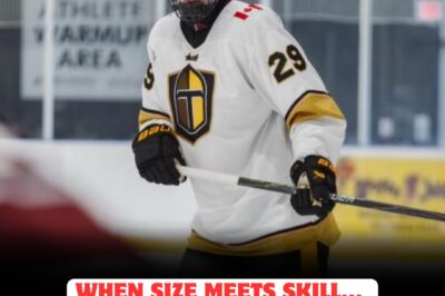 MONSTER ON ICE: Rumors EXPLODE as Canadiens GM Kent Hughes is reportedly eyeing 7-FOOT-1 giant Alexander Karmanov — the most TOWERING prospect in modern hockey. Scouts call him a “REAL-LIFE TITAN,” and insiders say Montreal could be ready to gamble on the biggest, most terrifying experiment the NHL has ever seen.