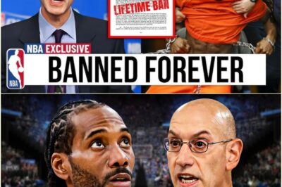 NBA SHOCKER! The NBA announces a LIFETIME BAN for Kawhi Leonard after a stunning $28,000,000 fraud scandal! This unprecedented, career-ending penalty sends shockwaves through the league, raising questions about integrity.