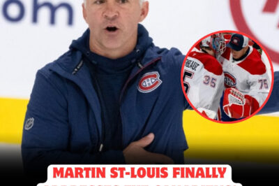 Montreal in TURMOIL as Martin St-Louis UNVEILS his CONTROVERSIAL choice for Canadiens’ top goalie—insiders WHISPER about a RIFT in the locker room and a possible SHAKE-UP that could ROCK the franchise and leave fans questioning if this BOLD move will save or sink the season.