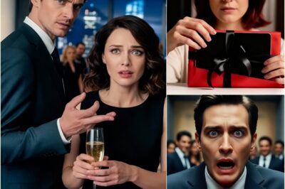 On our 10th anniversary, my husband called me a disgrace in front of everyone. I just smiled, went inside, and came back with a ‘gift.’ When he opened it, his hands started shaking… and the room went dead silent.