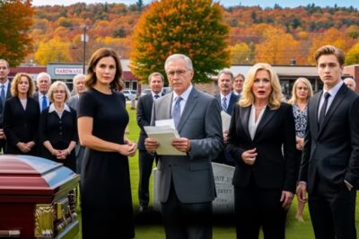 Dad’s funeral became a circus when my stepmother announced I wasn’t his real daughter. Family gasped. The lawyer cleared his throat: “Actually, he left a DNA test and a letter. But first, let me play this recording he made about who really isn’t his child.” Her face went white.