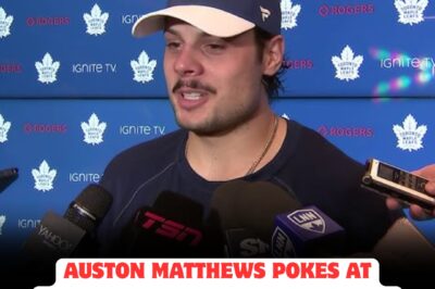 Auston Matthews STIRS CONTROVERSY by taking a SWIPE at Toronto media just days before the Maple Leafs’ HIGH-STAKES team bonding trip—fans and reporters are left REELING as speculation mounts about locker room DRAMA and the superstar’s true feelings toward the city’s relentless hockey coverage!