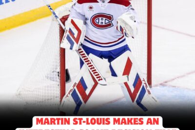 CANADIENS IN TURMOIL AFTER MARTIN ST-LOUIS DROPS GOALIE BOMBSHELL—Supporters SHOCKED as the TEAM’S FATE hangs on a SURPRISE choice between the pipes! Rumors of LOCKER ROOM CHAOS and UNREST explode as the coach’s DARING call sends SHOCKWAVES through the NHL and leaves EVERYONE ON EDGE!