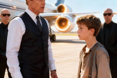 Stop! Don’t board that plane—it’s about to blow up!” a homeless boy cried out to a billionaire, and what followed shocked everyone