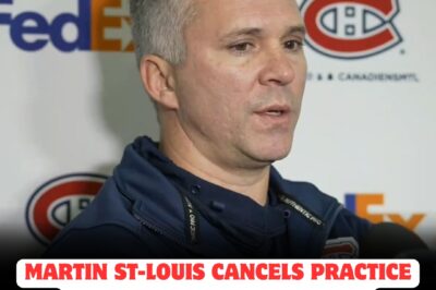 MARTIN ST-LOUIS MAKES UNPRECEDENTED MOVE—CANCELS PRACTICE after CANADIENS’ INCREDIBLE WINNING STREAK: Hockey WORLD BUZZING with RUMORS of a MYSTERIOUS PLAN that could CATAPULT Montreal to GLORY or RISK a DRAMATIC COLLAPSE; fans and experts left in SUSPENSE and WONDER!