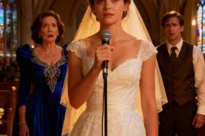 My mother slept with my fiance the night before my wedding—then I quietly walked down the aisle, but when the pastor asked if I took him “for better or worse”—I took the mic and turned to the crowd, what I said next silenced the whole church.