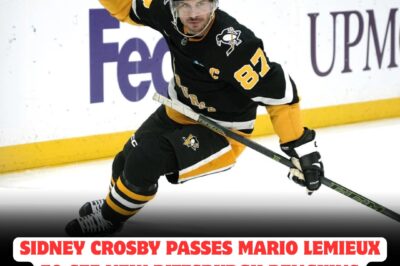 SIDNEY CROSBY SHATTERS HISTORY: Pittsburgh Penguins LEGEND Surpasses ICONIC Mario Lemieux to Become the UNDISPUTED KING of the Franchise—Fans LEFT SPEECHLESS as a NEW ERA DAWNS and Crosby’s RECORD-BREAKING FEAT REWRITES the TEAM’S LEGACY FOREVER!