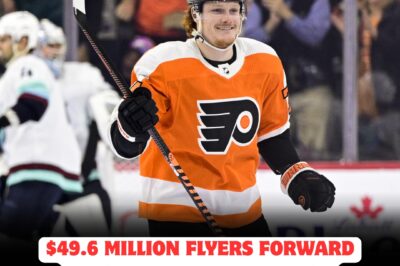 $49.6 MILLION FLYERS FORWARD AT CENTER OF EXPLOSIVE TRADE RUMORS: NHL INSIDERS STUNNED AS ELLIOTTE FRIEDMAN REVEALS SECRET NEGOTIATIONS THAT COULD SHAKE PHILADELPHIA TO ITS CORE—Fans fear a BLOCKBUSTER DEAL may send the superstar packing and CHANGE THE FUTURE OF THE FRANCHISE FOREVER!