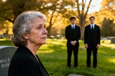 My husband’s funeral was quiet. Beside the grave I received a message: “I’m alive. I’m not in the coffin!”… and then, I discovered a truth so explosive, it changed everything.