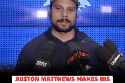 Auston Matthews breaks his SILENCE with a BOMBSHELL statement about Max Domi stepping in for Mitch Marner, leaving Maple Leafs fans STUNNED and the hockey world BUZZING. Matthews’ REACTION sparks CONTROVERSY and wild speculation about the future of Toronto’s top line, as rumors swirl about locker room drama and team chemistry.