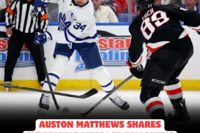 AUSTON MATTHEWS STUNS FANS WITH UNEXPECTED MESSAGE AFTER LEAFS’ DEVASTATING LOSS TO SABRES—SUPERSTAR BREAKS SILENCE IN EMOTIONAL STATEMENT THAT SHOCKS THE HOCKEY WORLD! SOCIAL MEDIA EXPLODES AS MATTHEWS’ WORDS SPARK CONTROVERSY AND RAISE QUESTIONS ABOUT THE FUTURE OF THE TORONTO MAPLE LEAFS!