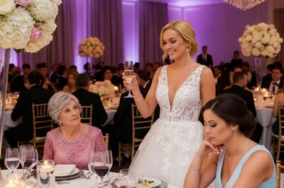 The bride’s mother stuck me at the worst table with a smirk. “Know your place,” she said. She had no clue I ran the multi-million-dollar company behind this event. Then, during her toast, she thanked my firm by name so I sent one text, and the catering staff began packing up in silence.