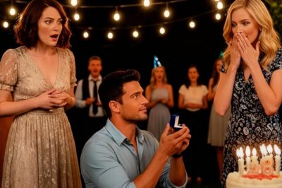 My fiancé proposed to my cousin on my birthday, she smiled and said “I saved you from a man who never loved you.” I didn’t cry. I served the cake… and handed her something that made her knees buckle.