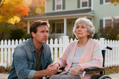 After selling their elderly mother’s house and moving her into a nursing home, her sons returned for the last of their belongings. To their shock, she was sitting calmly on the porch, smiling. “Who let you back in here?” they shouted. Without a word, she handed them a new key. “The new owner did,” she said. And when the man stepped out of the front door, the brothers completely unraveled.