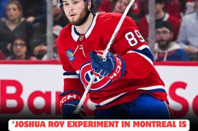 JOSHUA ROY’s shocking DEMOTION signals the END of his Montreal Canadiens journey—fans left STUNNED as the “experiment” abruptly collapses! Is this the ultimate BETRAYAL or just the beginning of a dramatic new chapter? The NHL world reels as Roy’s future with the Habs hangs by a THREAD!