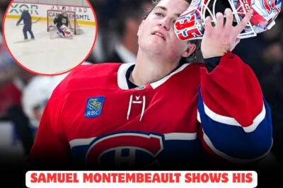 SHOCKWAVE HITS MONTREAL: Samuel Montembeault LOSES CONTROL at Canadiens practice, UNLEASHING a RAGE-FUELED tantrum that leaves coaches and players in TOTAL DISARRAY! Rumors swirl about a SECRET conflict threatening to TEAR APART the team—fans REEL from the UNPRECEDENTED SCENE of chaos in Brossard.