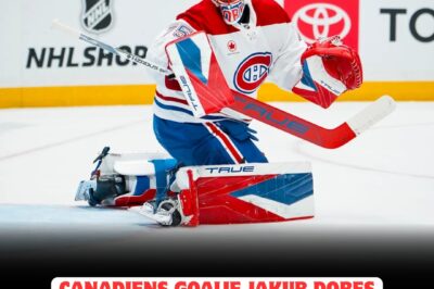 GOALIE SENSATION ERUPTS: Jakub Dobes’ meteoric surge sparks WILD olympic buzz for 2026, with ICE-VEIN calm, MONSTER numbers, and CLUTCH heroics that leave veterans SHAKEN—selection committee faces a DO-OR-DIE dilemma as canada and europe WATCH IN DISBELIEF, while montreal erupts with FEVER-PITCH hype over a potential national savior
