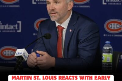 MARTIN ST. LOUIS STUNS THE HOCKEY WORLD with a BOLD EARLY MORNING MOVE after Canadiens’ crushing defeat to Kings—fans and insiders left SPEECHLESS as whispers of drastic CHANGES and possible SHAKEUPS swirl, threatening to turn Montreal’s season UPSIDE DOWN in a matter of hours!