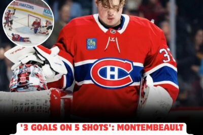 Montembeault Suffers a NIGHTMARE Performance, Allowing 3 Goals on Just 5 Shots—Fans Furious as St-Louis’ SHOCKING Decision to Name Him Number-One Goalie Sparks Controversy and Panic in Montreal! Is This the Most DISASTROUS Goaltending Gamble the Canadiens Have Ever Made?