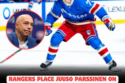 RANGERS make a STUNNING move by placing Juuso Parssinen on WAIVERS—Montreal Canadiens face a ONCE-IN-A-LIFETIME chance to snatch a game-changing talent! Could this UNEXPECTED twist dramatically ALTER the Habs’ future and ignite a new era of DOMINANCE in the NHL?