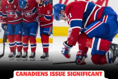 CANADIENS HIT HARD as BOTH Kaiden Guhle and Alex Newhook RULED OUT LONG-TERM—Montreal FACES CRISIS with TWO KEY STARS sidelined, fans in SHOCK and playoff hopes in JEOPARDY! Will this DOUBLE DISASTER spell the END for the Habs’ season?