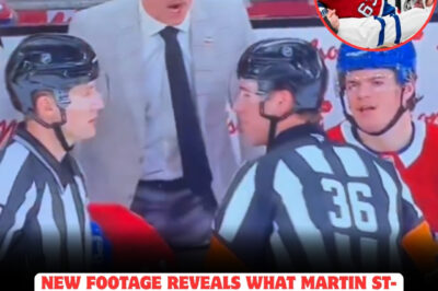 EXPLOSIVE REVELATION: New FOOTAGE catches Martin St-Louis UNLEASHING a furious tirade at referees after Florian Xhekaj’s CONTROVERSIAL penalty—fans left STUNNED as his SHOCKING words ignite a firestorm of outrage, pushing the NHL to breaking point and demanding immediate action in this UNPRECEDENTED scandal.