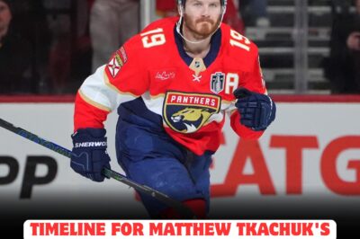 Matthew Tkachuk’s SHOCKING Return Timeline REVEALED—Fans and Experts STUNNED as Florida Panthers’ Superstar Eyes UNBELIEVABLE Comeback SOONER Than Anyone Dared Imagine, Sparking WILD Speculation About His MIRACULOUS Recovery and the Team’s CHANCES to DOMINATE the Playoffs With Their FEARSOME Leader Back!