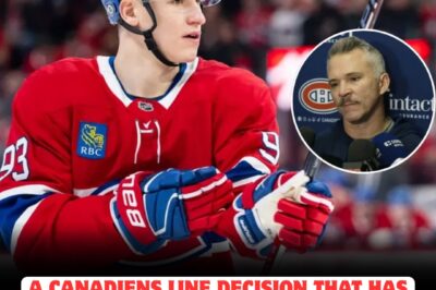 OUTRAGE ERUPTS: Canadiens coach stuns fans with BIZARRE LINE DECISION—social media EXPLODES as Montreal supporters question the logic behind the SHOCKING move, sparking wild theories and heated debates about whether this controversial lineup could make or break the team’s entire season.