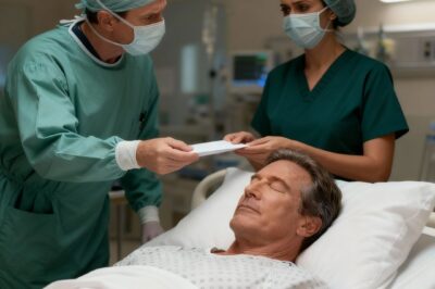 During my vasectomy procedure, I overheard my surgeon talking to a nurse: “Is his wife still in the waiting room?” “Yes, doctor.” “Good. After we finish, I need you to give her this envelope. Don’t let him see it.” My blood ran cold. I pretended to still be under anesthesia. 30 minutes later, I saw what was in the envelope. I packed and left the town.