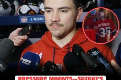 Nick Suzuki delivers a BRUTAL and UNFORGETTABLE message to Montembeault and Dobes after the Canadiens’ EMBARRASSING 8-4 defeat to the Capitals—team CAPTAIN unleashes RARE public criticism, leaving fans and players in SHOCK! Is this the turning point or the beginning of a DRAMATIC meltdown in Montreal’s locker room?