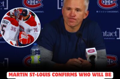 Martin St-Louis Drops A BOMBSHELL Announcement: Canadiens Fans Left Speechless As He Names His Number-One Goalie For The Rest Of The Season, Promising UNBELIEVABLE Saves, Jaw-Dropping Performances, And A Playoff Run That Could SHOCK The Entire NHL! Is This The Dawn Of A New Hockey Dynasty?
